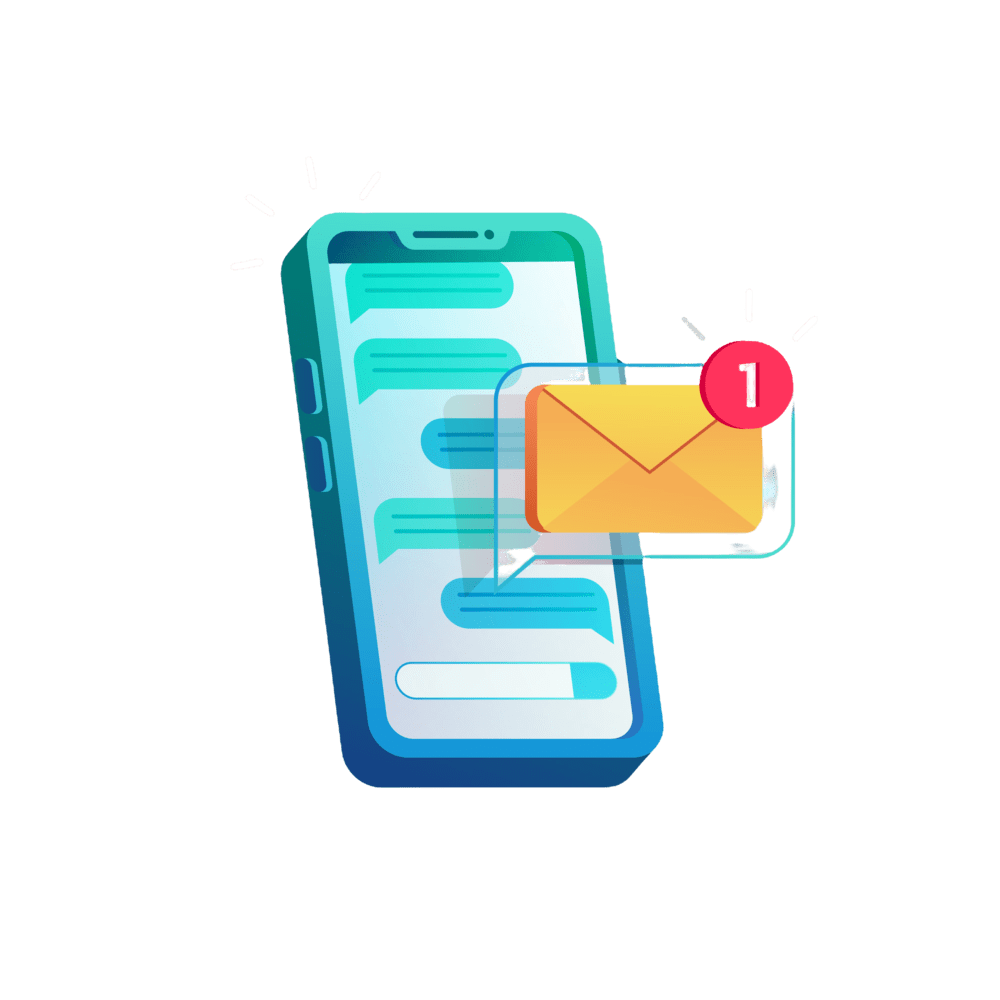 celular com notificação de email